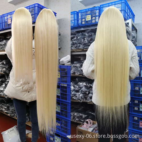 Raw European Natural 613 Blonde Cuticle Aligned Human Hair Piece Hd Full Lace Wig,Brazilian Thin Swiss Hd Lace Wig Virgin Hair